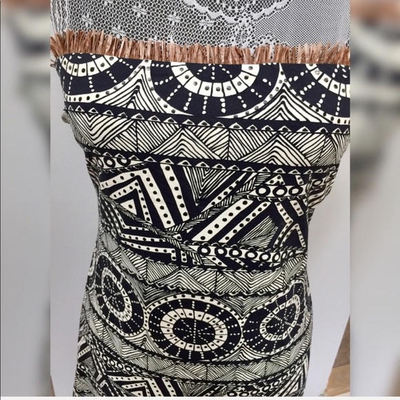 Alexis Strapless Tribal Mini Dress - Picture 4 of 6